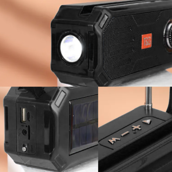 Bluetooth Zvucnik T&G Solarni TG612 crni - 206585