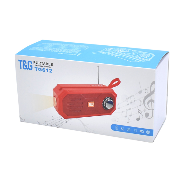 Bluetooth Zvucnik T&G Solarni TG612 crni - 206585