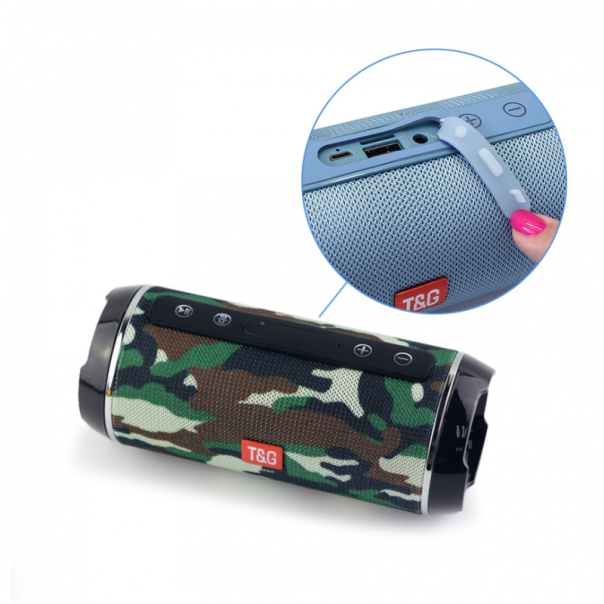 Bluetooth zvucnik TG116 army - 69695