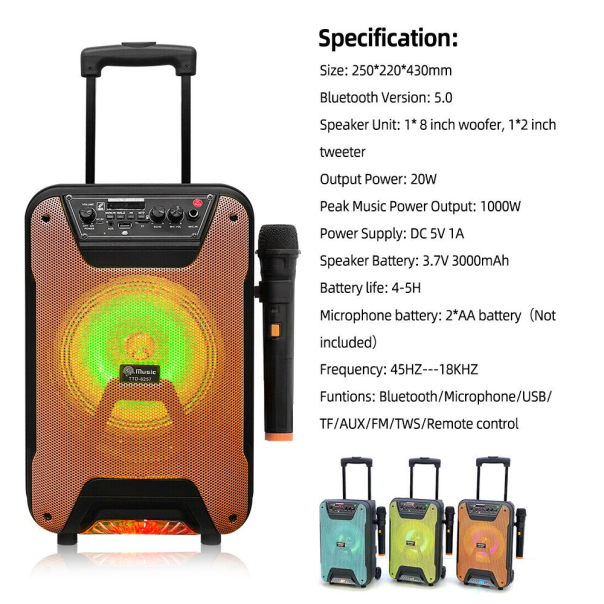 Bluetooth zvucnik TTD-8257 - 213589