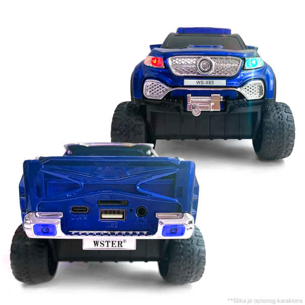 Bluetooth zvučnik WS-X65 plavi - 223275