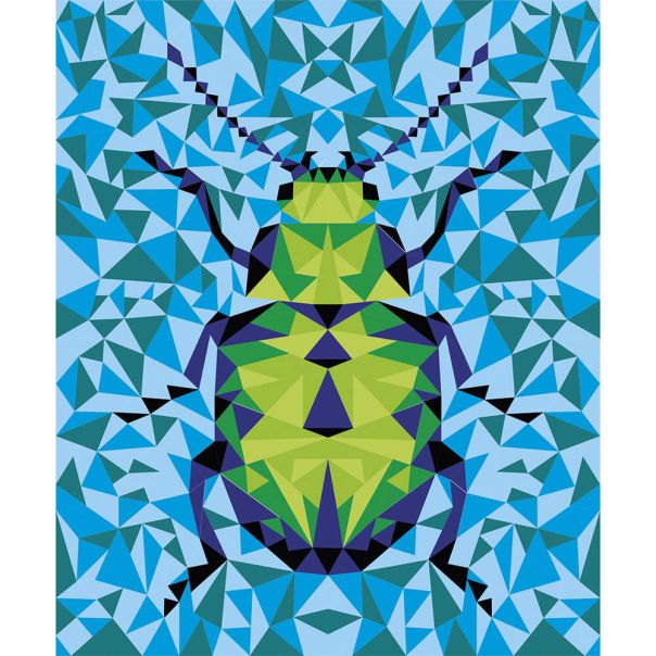 JANOD Kreativni set bojenje po brojevima Insekti - J07980