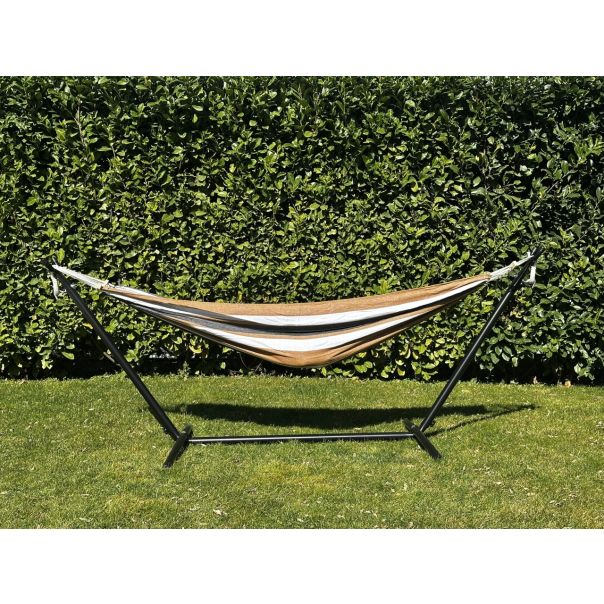 BOLZZ Baštenska ležaljka sa čeličnim ramom 2.4m 001 - BOLLEZ24M001