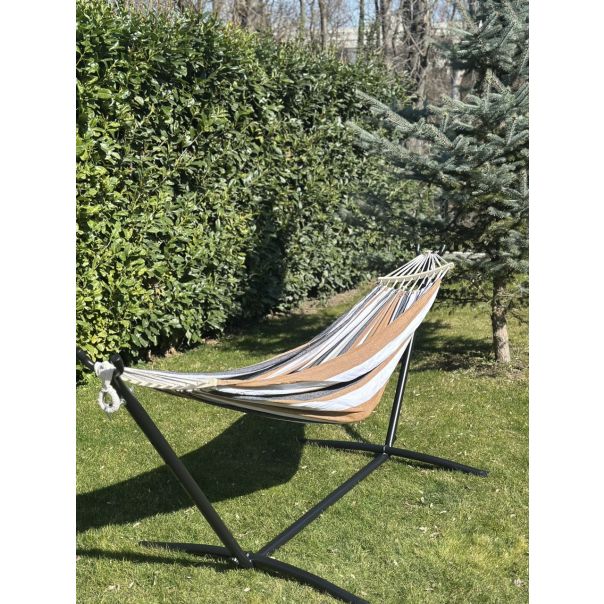 BOLZZ Baštenska ležaljka sa čeličnim ramom 2.4m 001 - BOLLEZ24M001