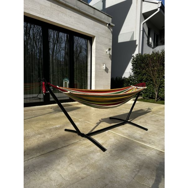 BOLZZ Baštenska ležaljka sa čeličnim ramom 2.4m 004 - BOLLEZ24M004