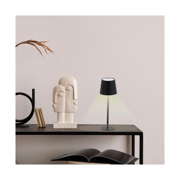 BOLZZ Stona lampa, crna - BOLLAMPBLCK