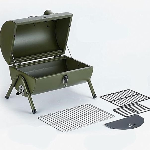 BOLZZ Roštilj Kamp, zelena - BOLROS4