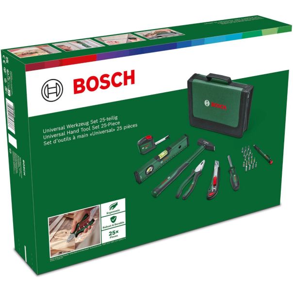 BOSCH Set ručnog alata Universal 25 delova - 1600A02BY6