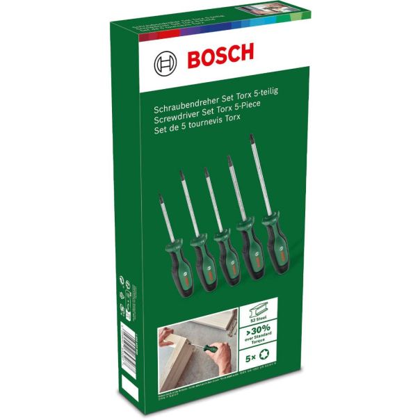 BOSCH Set odvrtača Torx 5 kom - 1600A02BX6