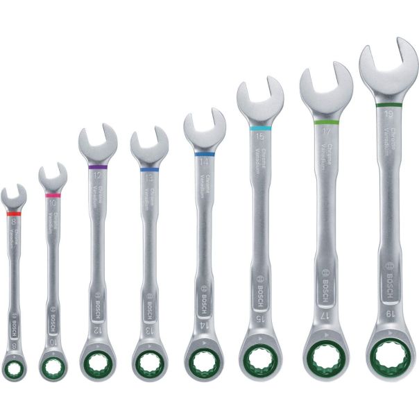 BOSCH Set kombinovanih ključeva za zupčanike 8 delova - 1600A027PS
