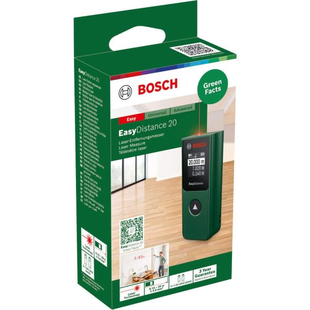 BOSCH Laserski daljinomer EasyDistance 20 - 0603672A00 - 0603672A00
