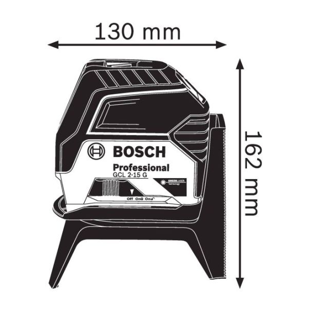 BOSCH Kombinovani laser sa zelenim zrakom GCL 2-15 G - 77683