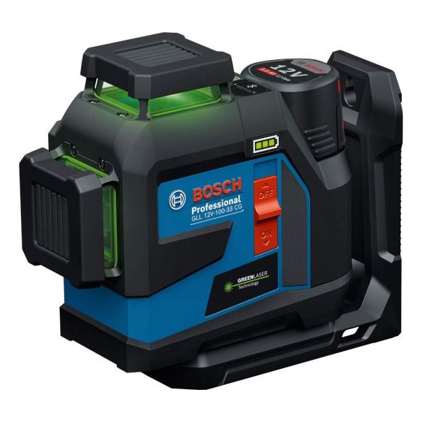 BOSCH Linijski laser sa nosačem 100m GLL 12V-100-33 CG - 0601065400