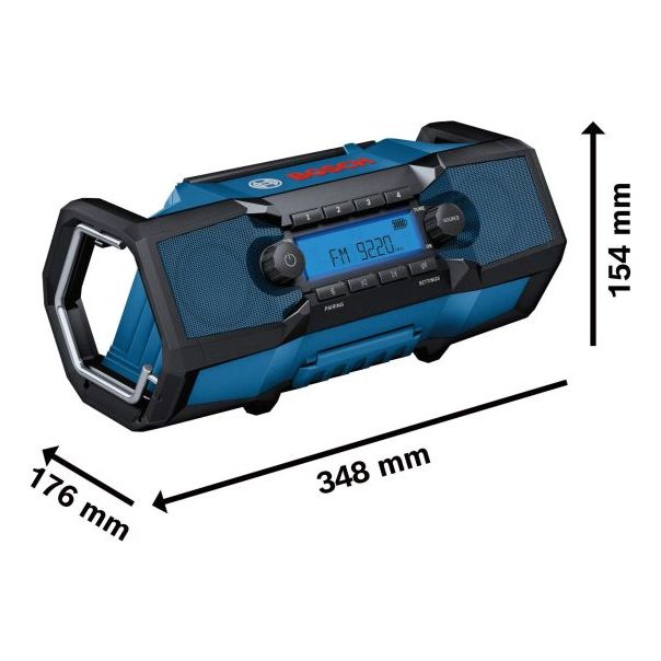 BOSCH Akumulatorski radio GPB18V-3C - bez baterije i punjača - 06014A3200-1