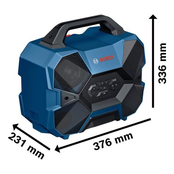 BOSCH Aku zvučnik/radio GPB 18V-6C - bez baterije i punjača - 06014A6000-1