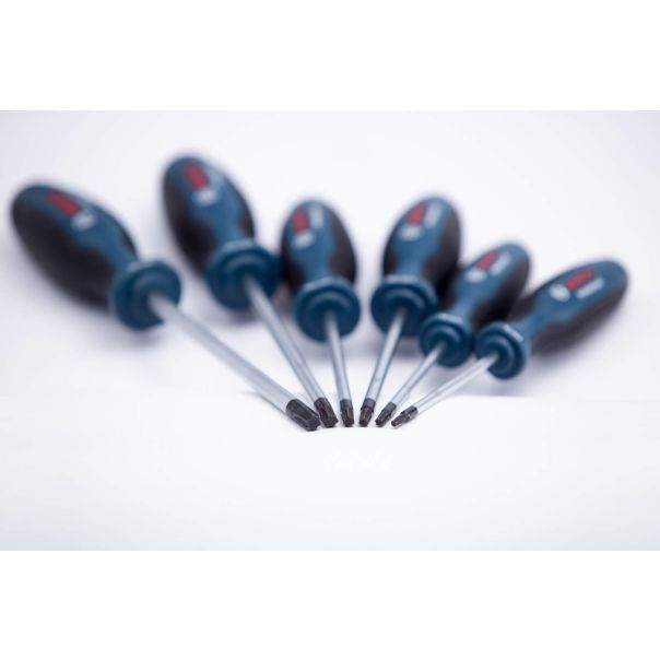 BOSCH Šestodelni set odvijača Torx - 1600A01V09
