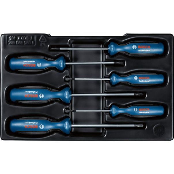 BOSCH Šestodelni set odvijača Torx - 1600A01V09