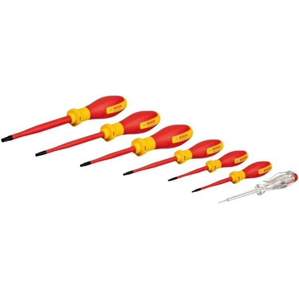 BOSCH Set električarskih odvrtača VDE TX 7 kom - 1600A02NF8