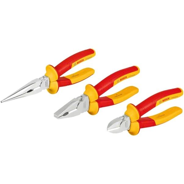 BOSCH Set električarskih klešta VDE 3 komada - 1600A02NG0