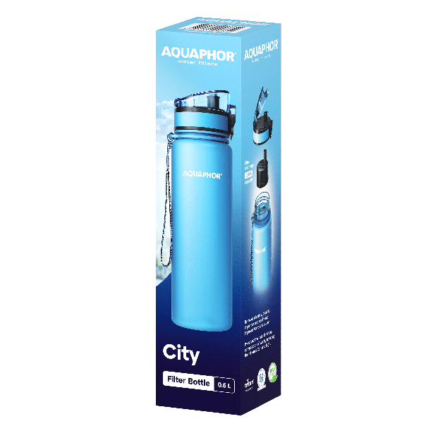 AQUAPHOR Flašica za vodu 500ml City, svetlo plava - 1796-1