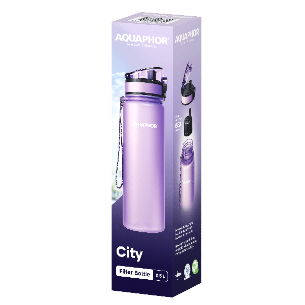 AQUAPHOR Filter flašica 500ml City, ljubičasta - 1802-1-1-1-1-1