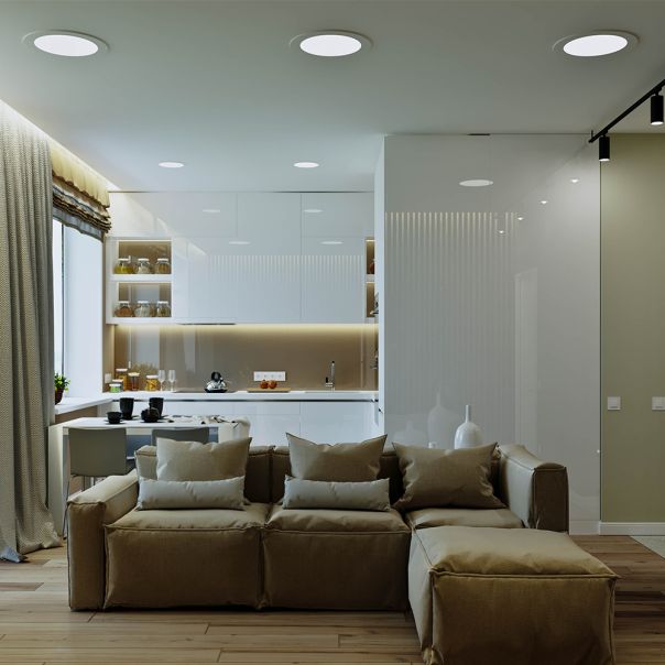 BRAYTRON Ugradni LED panel BRY-SMD-CRD-6W-4INC-WHT-3000K - BP01-30600