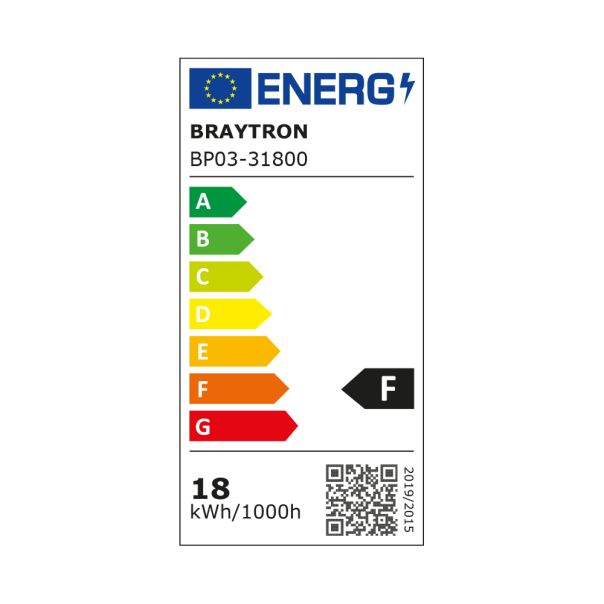 BRAYTRON Ugradni LED panel BRY-SMD-SRD-18W-RND-WHT-3000K - BP03-31800