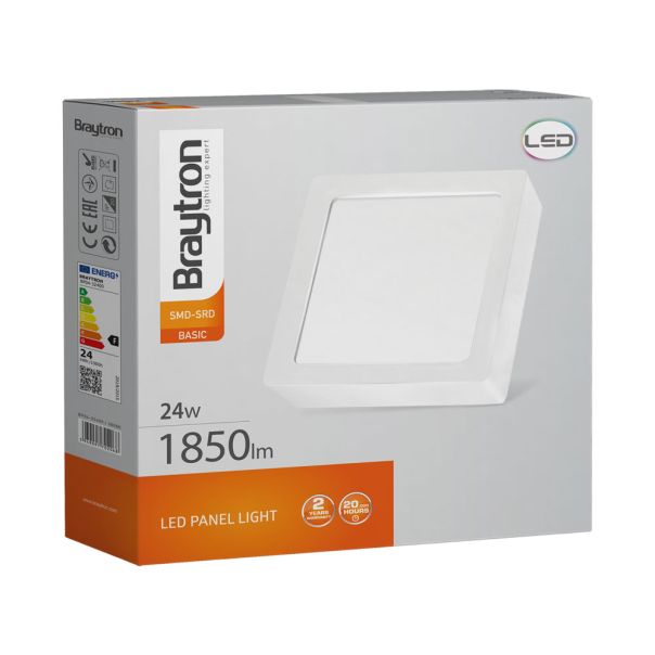 BRAYTRON LED panel BRY-SMD-SRD-24W-SQR-WHT-6500K - BP04-32430