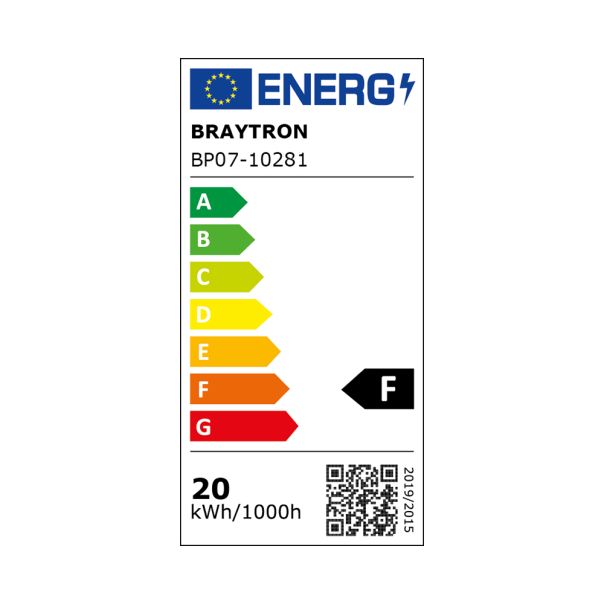BRAYTRON LED plafonjera BRY-JADE-SLR-BLC-SQR-20W-3u1 - BP07-10281