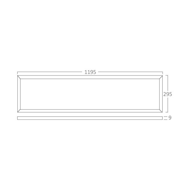 BRAYTRON LED panel BRY-PANELLED-40W-295x1195-WHT-3u1 - BP16-33180