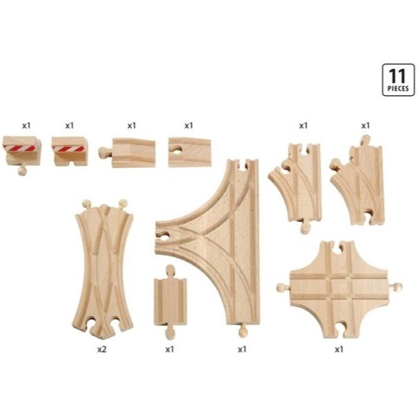 BRIO Delovi za prugu - napredni set za proširenje pruge - BR33307