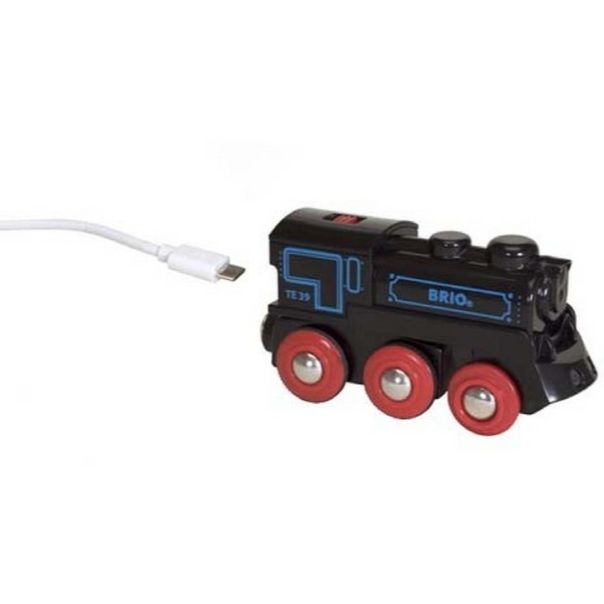 BRIO Punjiva lokomotiva sa mini USB kablom - BR33599