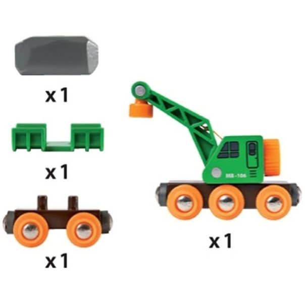 BRIO Clever kran vagon - BR33698