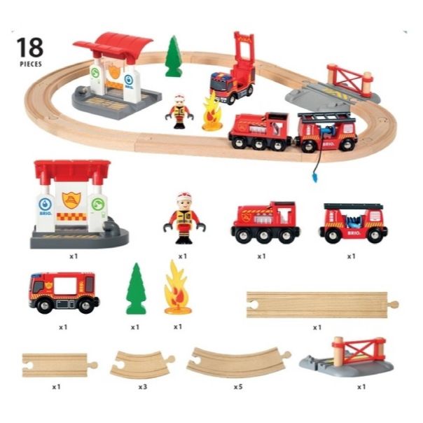 BRIO Set za vatrogasce - BR33815