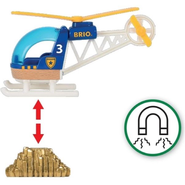 BRIO Policijski helikopter - BR33828