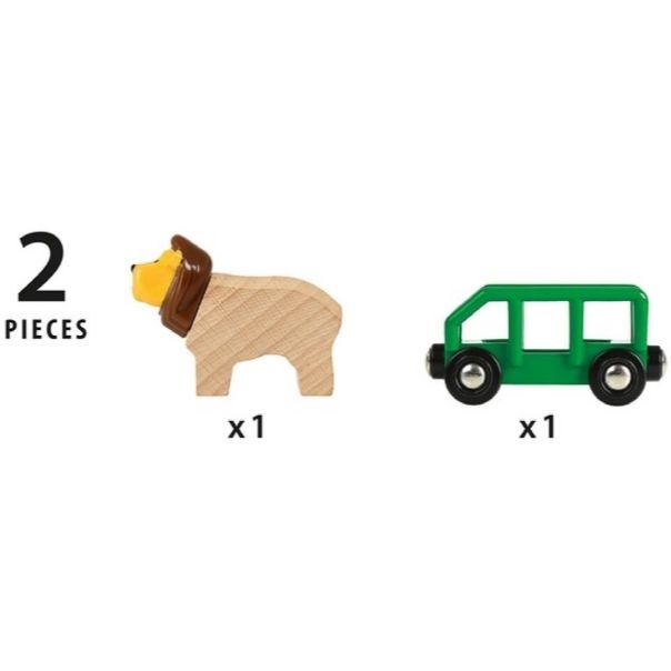 BRIO Lav i vagon - BR33966