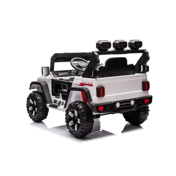 BBO Džip na akumulator 12V, bela - BRD-2128WHITE