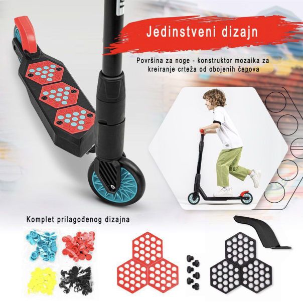 DERZKY Trotinet Bro 6-11 godina, tirkizna - Bro-04-25-16