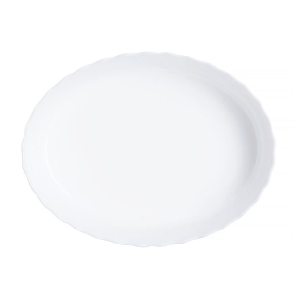LUMINARC Oval 32cm Trianon, bela - P4018