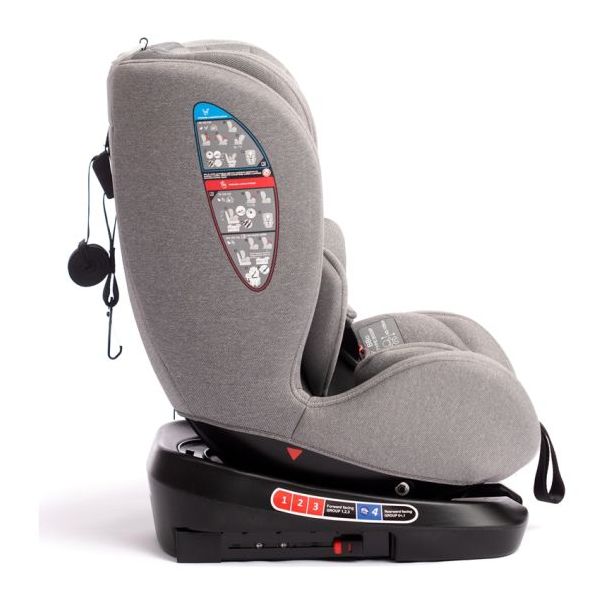 BBO Auto sedište I-Size Cosmos Isofix (BS09P) 40-150 cm- light grey - BS09P-LHG