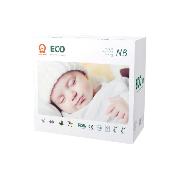 BESUPER ECO Bamboo Pelene NB (2-4 kg) 105 kom - BSE-P-NB
