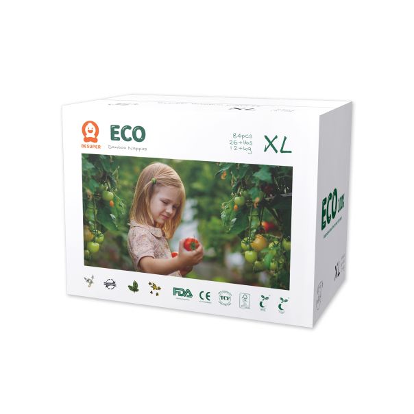 BESUPER ECO Bamboo Pelene XL (12-17 kg) 84 kom - BSE-P-XL