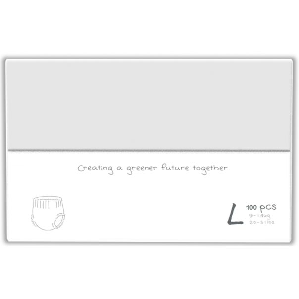 BESUPER ECO Bamboo Pelene-Gaćice L (9-14 kg) 100 kom - BSE-PG-L