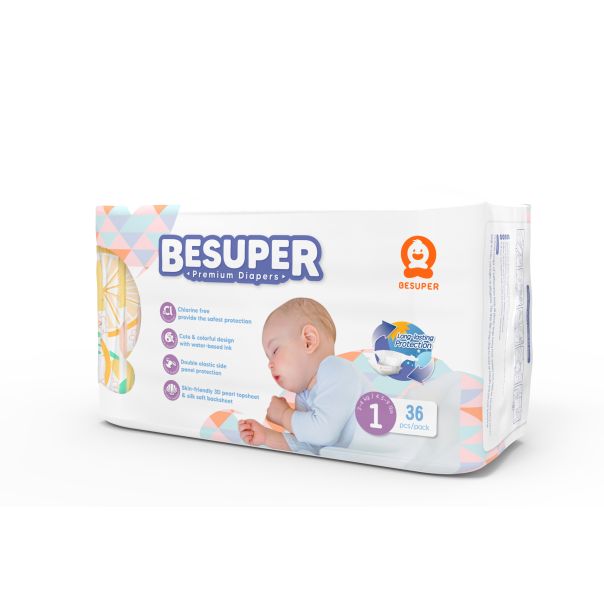 BESUPER Premium Pelene 1 (NB, 2-4 kg) 36 kom - BSP-P-1NB
