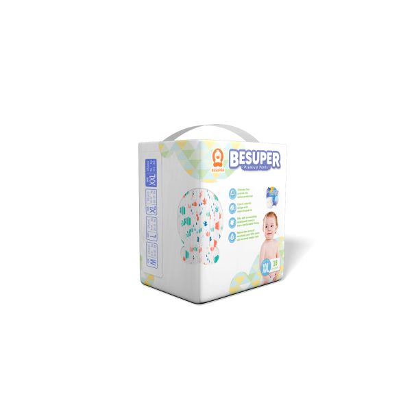 BESUPER Premium Pelene-Gaćice XXL (15+ kg) 18 kom - BSP-PG-XXL