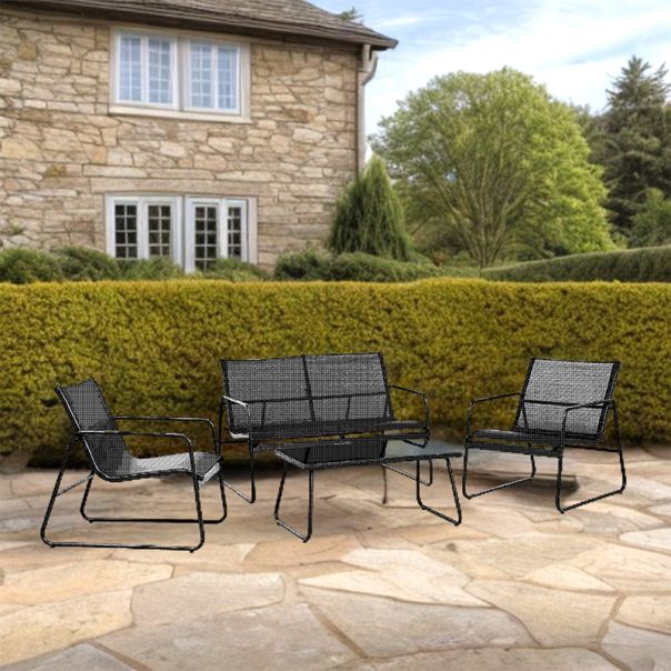 BORMANN Baštenska garnitura BSP1168 Malibu, crna - EP2976147