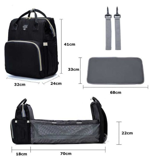 BBO Torba za mame Sport mama bag - Grey - BT023GREY