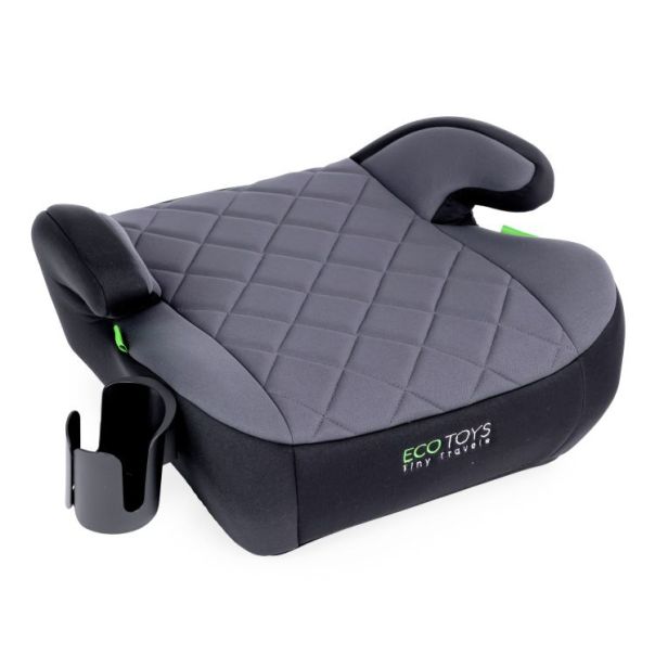 ECO TOYS Buster sa držačem za čašu i-Size 125-150cm , siva - C028