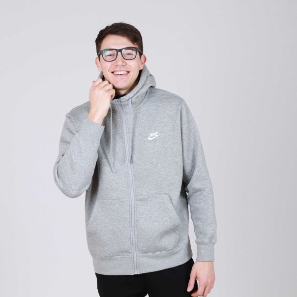 NIKE Duks sa kapuljačom M Nsw Club Hoodie Fz Bb M - BV2645-063