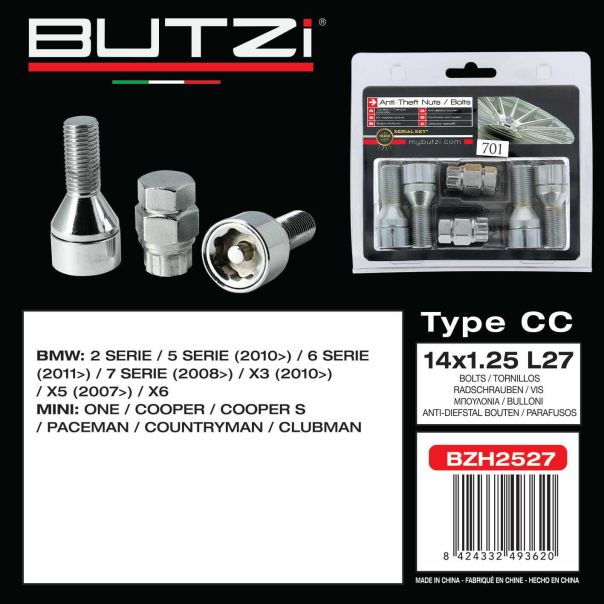 SUMEX Sigurnosni šrafovi 14X1.25 l27 - BZH2527